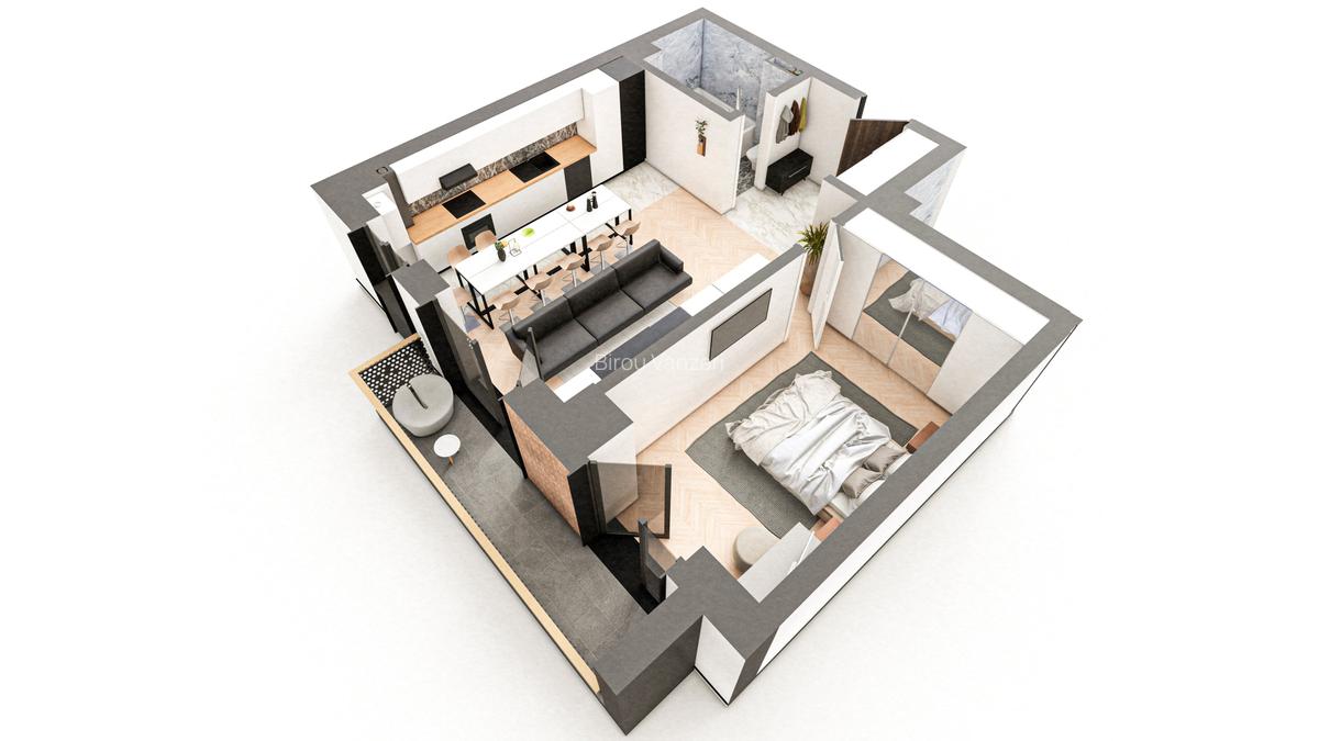 BRAUS CONFORT - Apartament Tip C – 2 Camere - 4 BRAUS CONFORT - Apartament Tip C – 2 Camere - 4