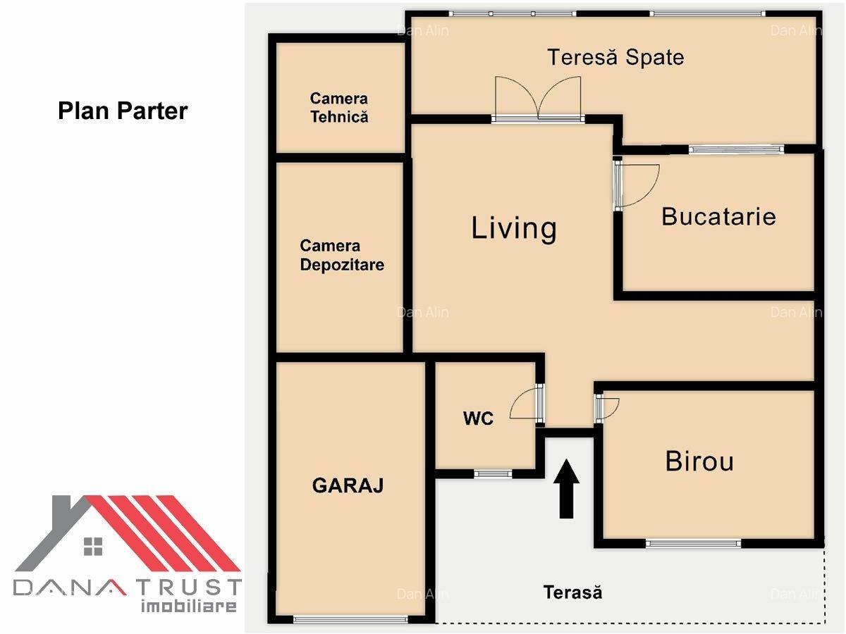Giroc UM - Casa individuala 128 mp -338 mp Teren - Mobilată și utilată - 20
