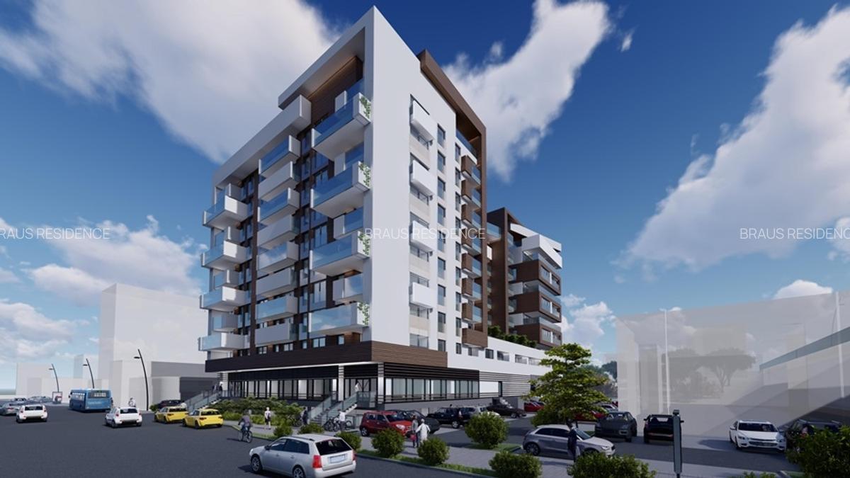 ARHITECTURA MODERNA - ap 2 camere decomandat, bloc nou - BRAUS RESIDENCE - - 5