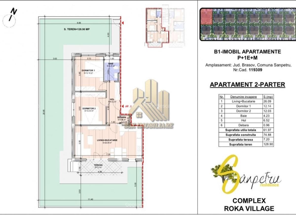 Apartament 3 camere cu gradina proprie - 10