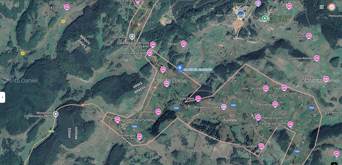 Teren Construcții intravilan de 3800 mp, în Fundata - 6