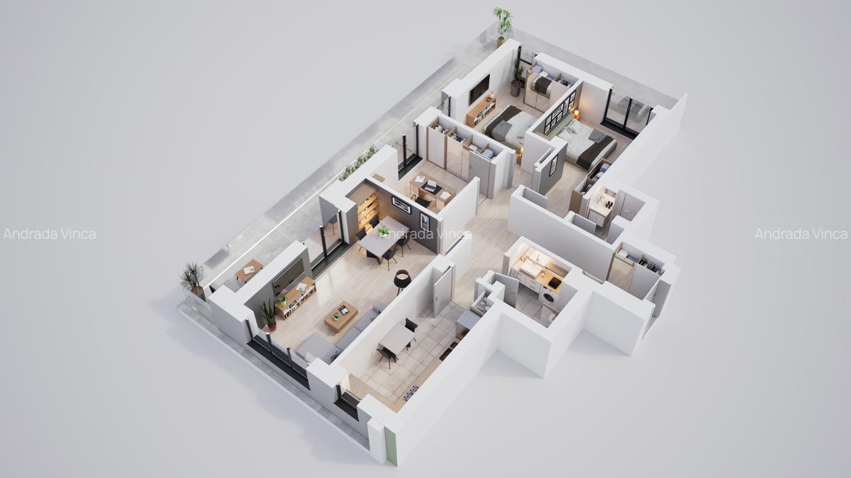 Apartament 4 camere în complex premium - 9