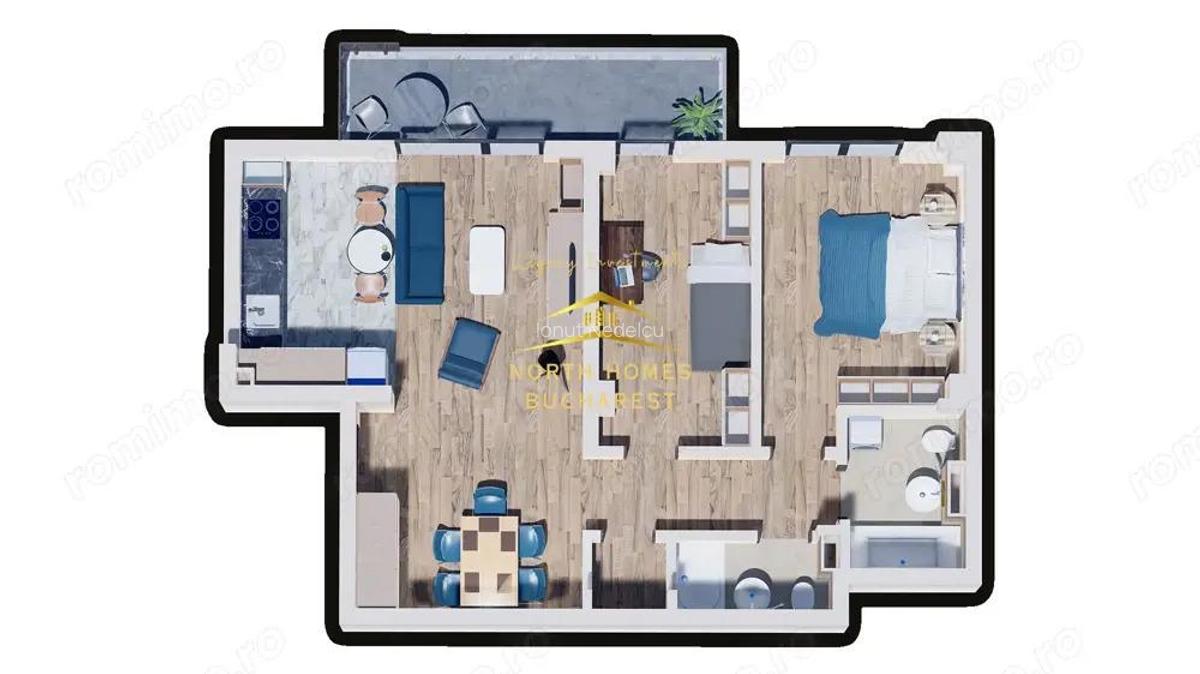 0% COMISION - 3 camere de vanzare Straulesti - 13