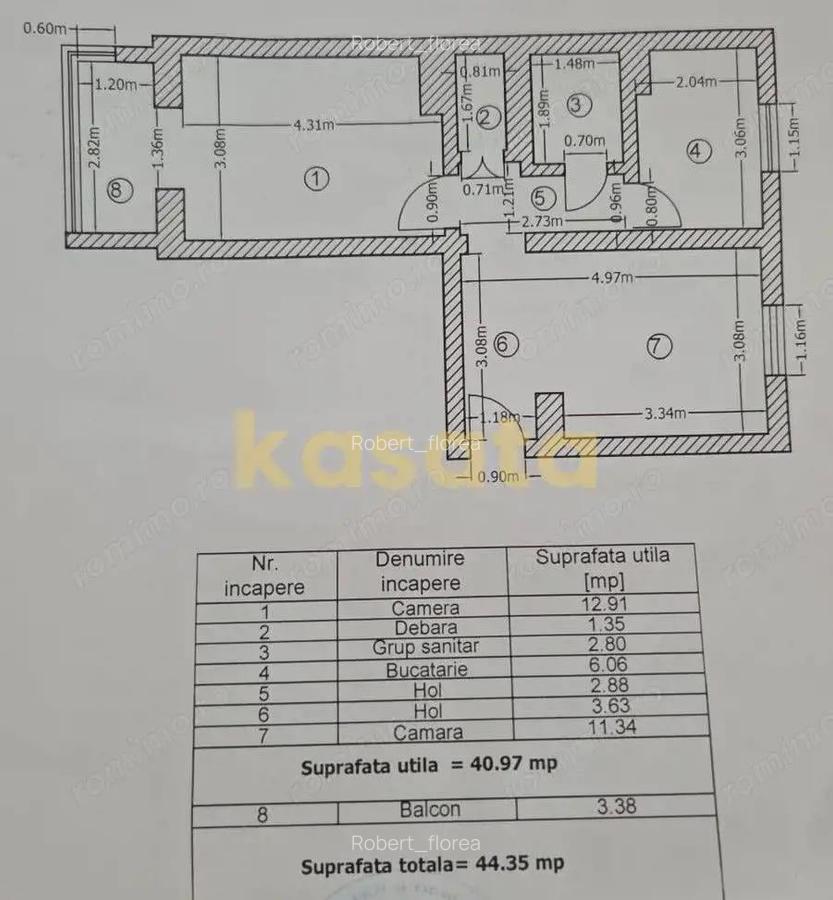 2 Camere | Floreasca | AC | Centrala proprie - 11