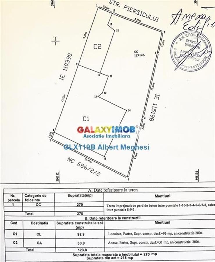 Vanzare casa 2 camere+anexe cu teren 270 mp Oras Pantelimon - 5