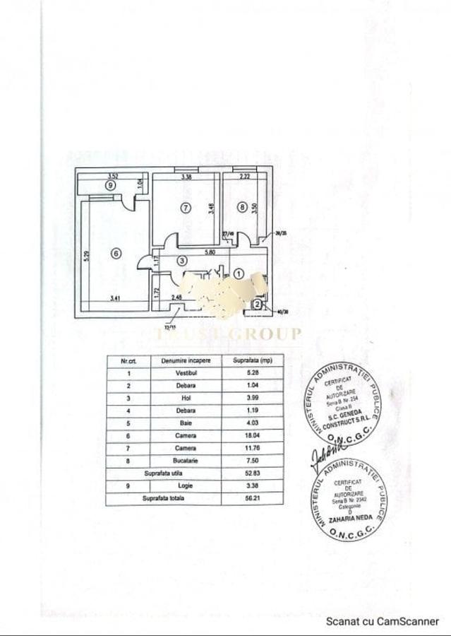 Apartament cu 2 camere decomandat în Lujerului - 5