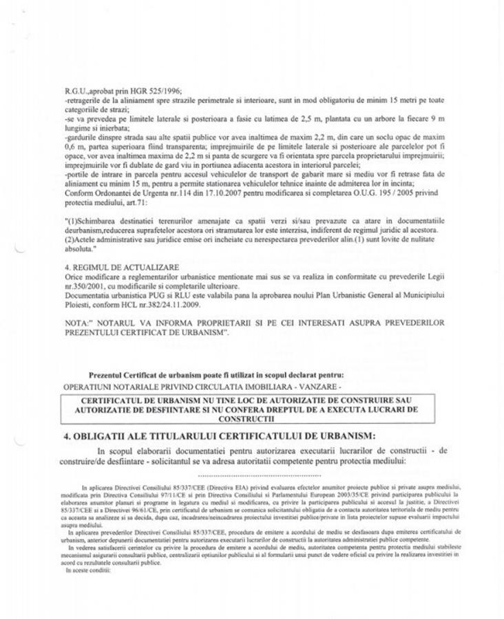 Ploiesti zona Parc Vest - 2 ha intravilan, D-66ml - 7 euro/m - 6