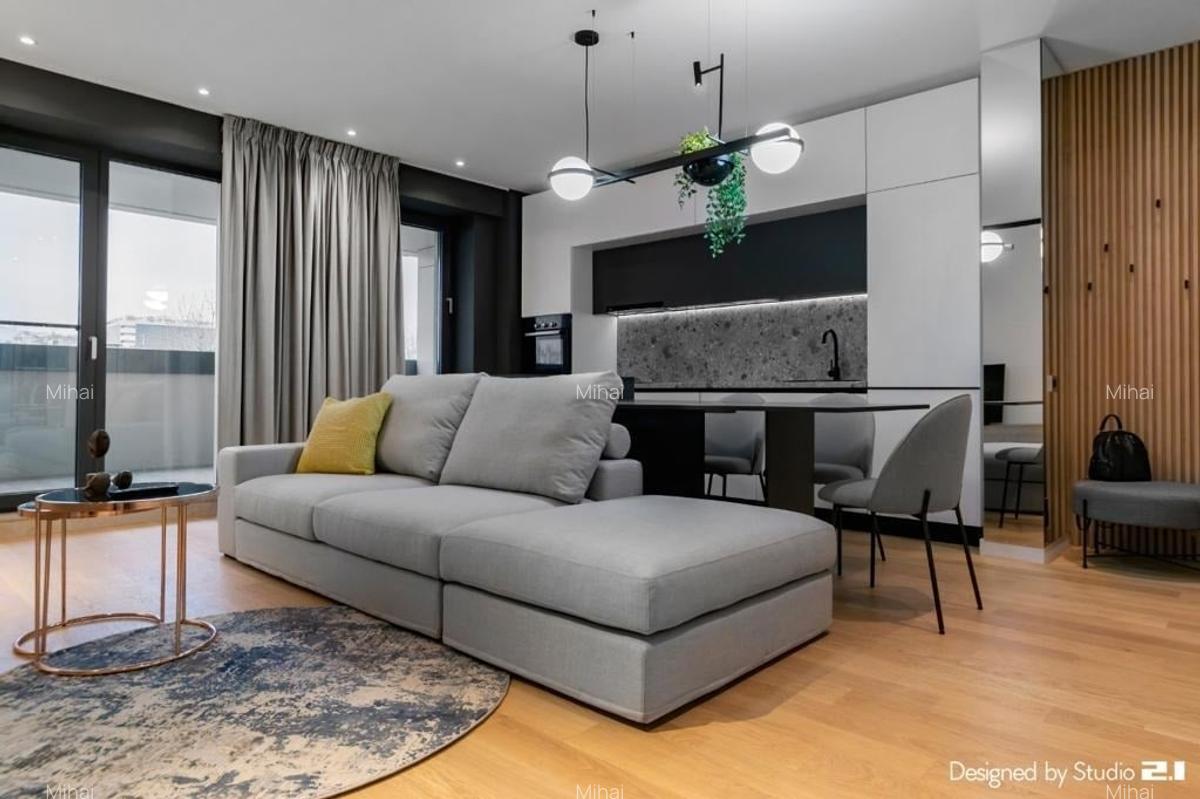 Apt 2 cam design premium–Aviatiei Tower Parcare + Balcon mare Direct Proprietar - 8