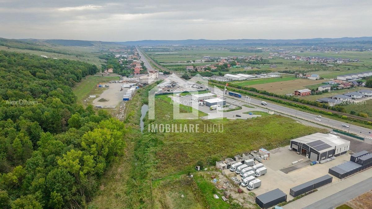 Teren intravilan 9.410 mp - Jucu de Mijloc - Front la DN1 - 3