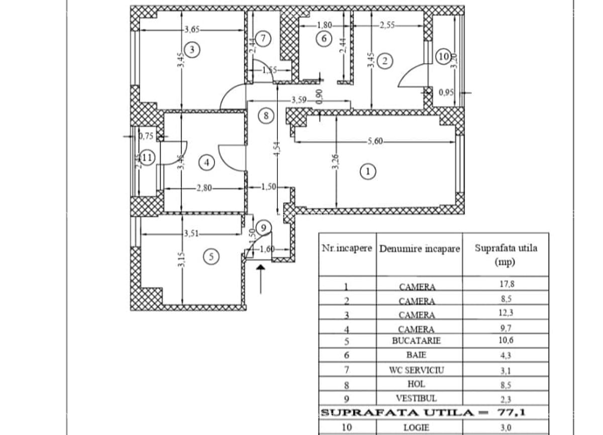 Vanzare apartament 4 camere Nicolae Grigorescu - 1