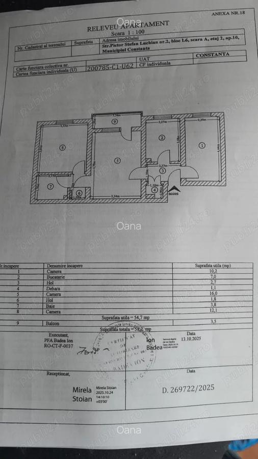 Vand apartament 3 camere - 1