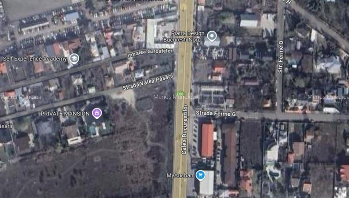 Teren intravilan cu deschidere la DN1 Aeroport Otopeni - 1