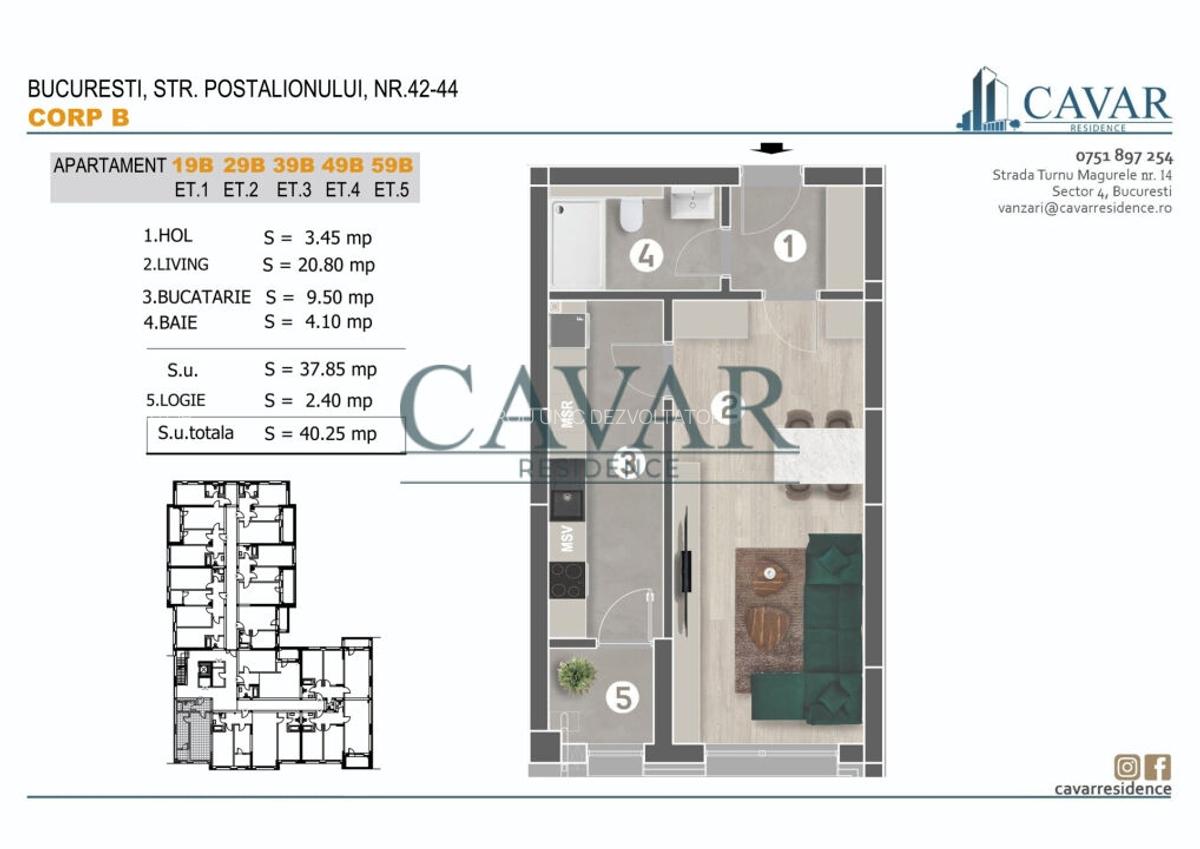 Proiect Nou Cavar Residence Postalionului 42-44 - 7