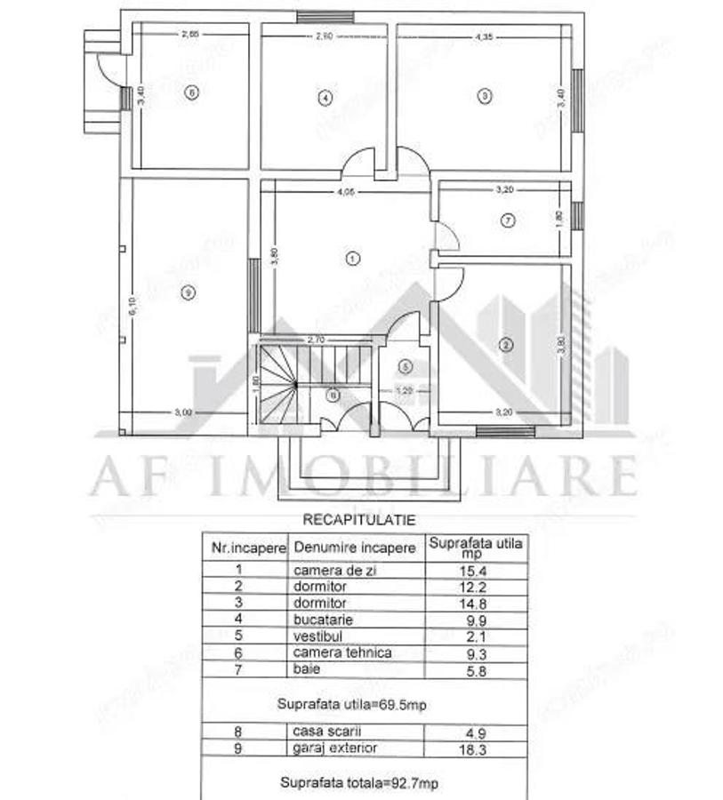 Casa cu teren 1098mp Visani str Eroilor - 4