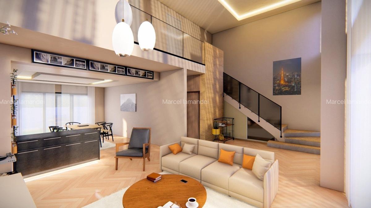 Proiect Rar – Vilă Spațioasă cu Living pe Două Niveluri - 6