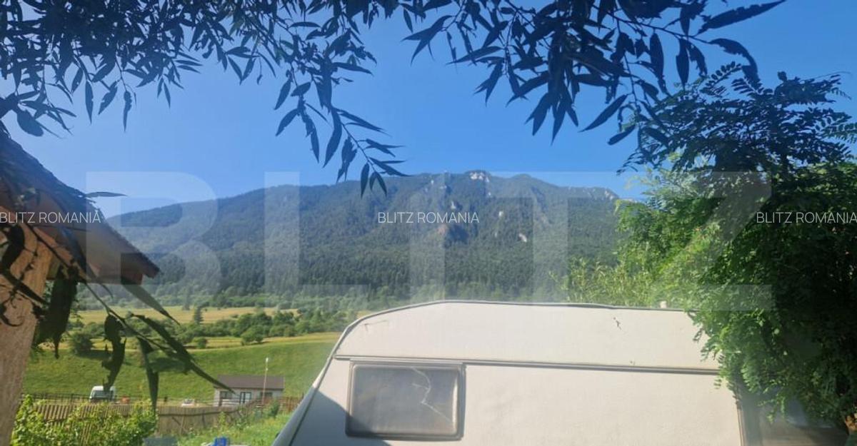 Teren Plaiul Foii, vedere spre muntii Bucegi si apa Barsa 10 - 8