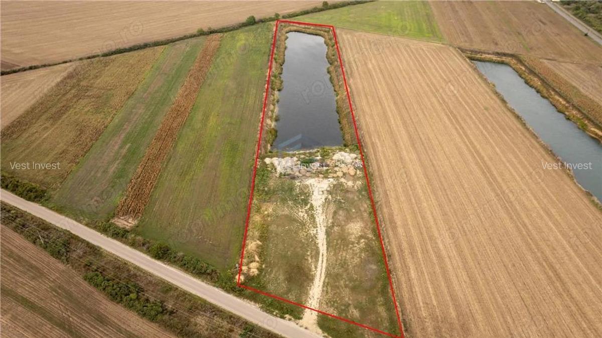 Teren extravilan Santaul Mic cu luciu de apa - 5