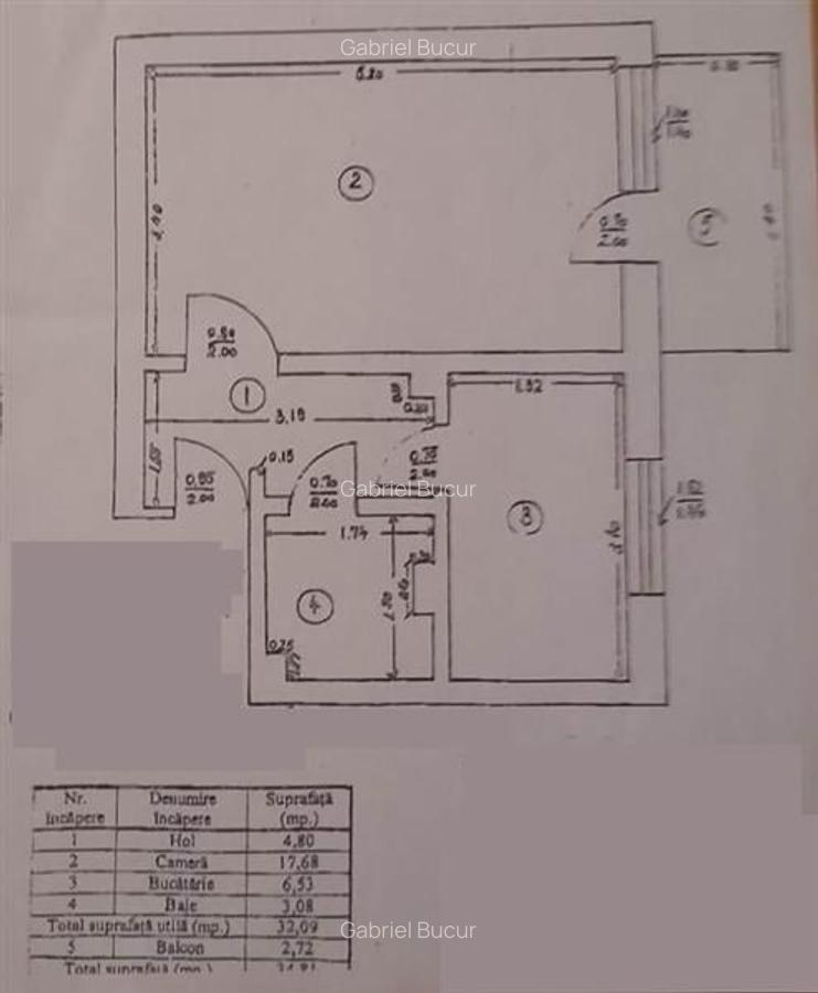 Garsonieră decomandată în Apărătorii Patriei - 9