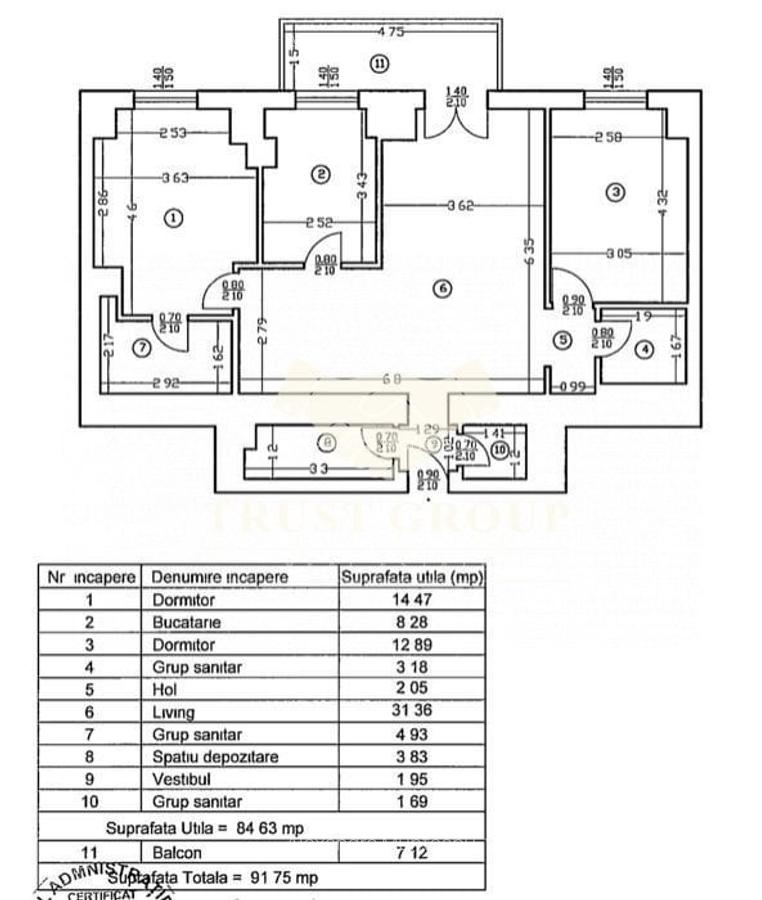 Apartament 3 camere Floreasca | Loc de parcare - 23