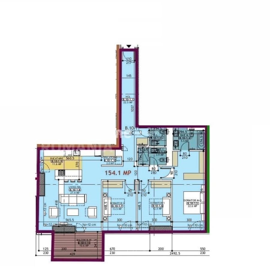 Panoramic View 16 Floor  | 4 Rooms 154SQM | One Verdi Park - Floreasca - 13