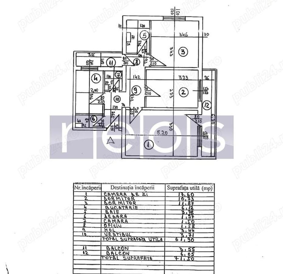 VANZARE 3 CAMERE I PRET IMBATABIL I METROU I BLEVARDUL TIMISOARA - 14
