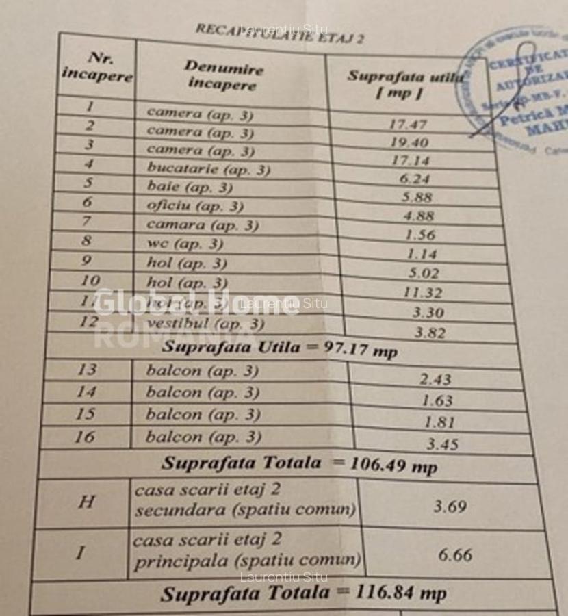 Spatiu birouri - 3 camere | Zona Cismigiu | Et. 2 - Cladire Interbelica | 107 MP - 9