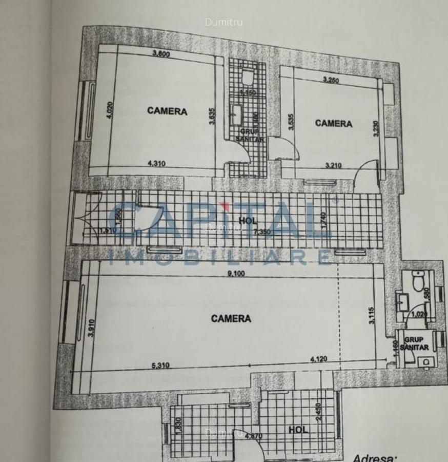 Fara comision! spatiu comercial 117mp, 3 camere, 2 baii, zona cenatrala - 4