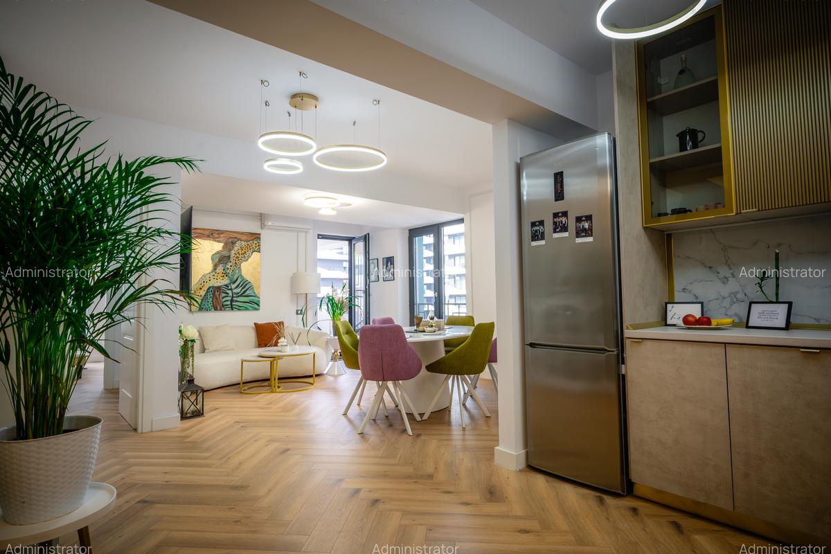 Penthouse cu 4 camere semidecomandat în Pipera - 11