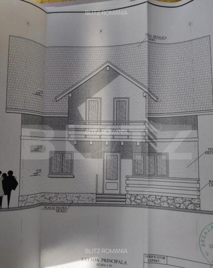 Casa individuala 4 camere, 106 mp, teren 500 mp, sat Brebu - 3