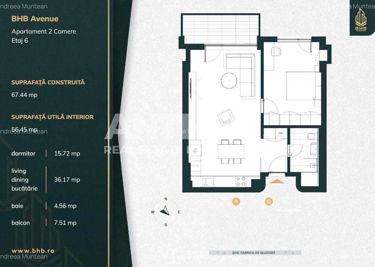 Apartament premium cu 2 camere si parcare subterana inclusa-Floreasca-BHB - 2