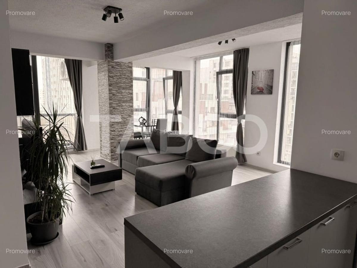 Apartament mobilat utilat modern 2 camere si balcon Doamna Stanca - 11