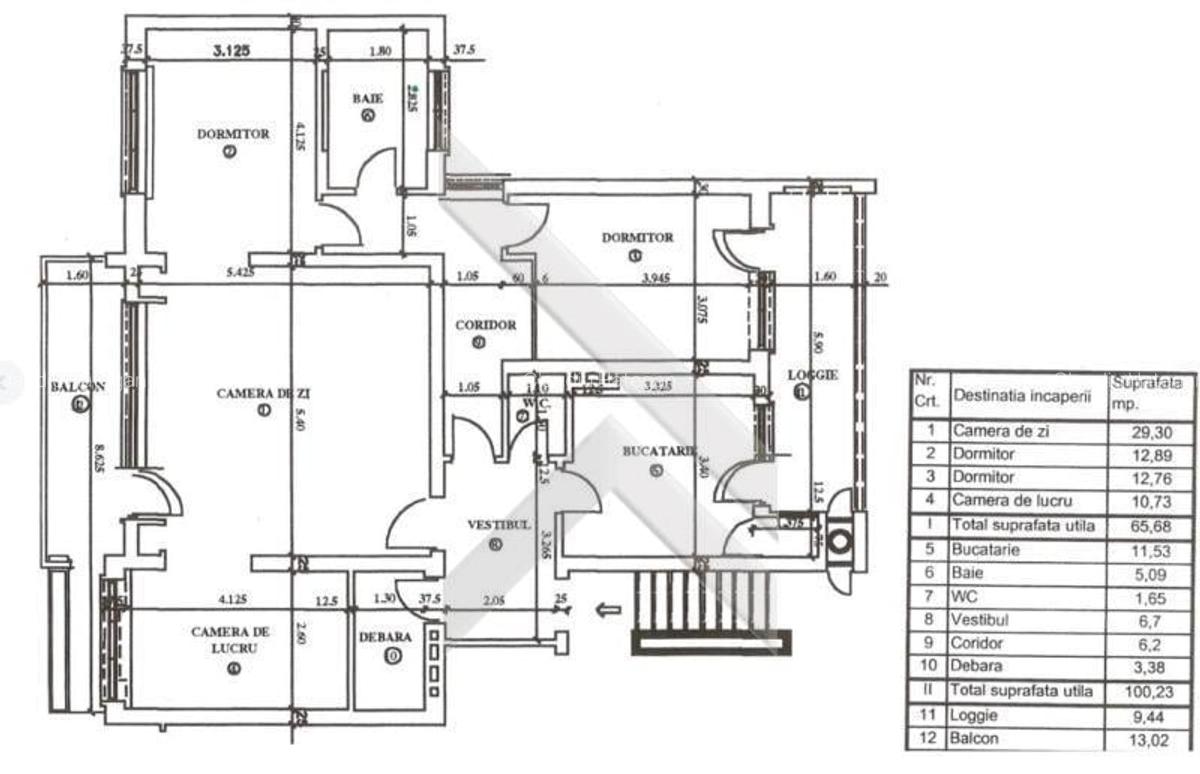Apartament cu 4 camere semidecomandat, mobilat în Victoriei - 15