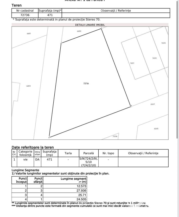 Teren de casa P + 2E, Visan – Strada Valea Viilor – 471 mp - 4