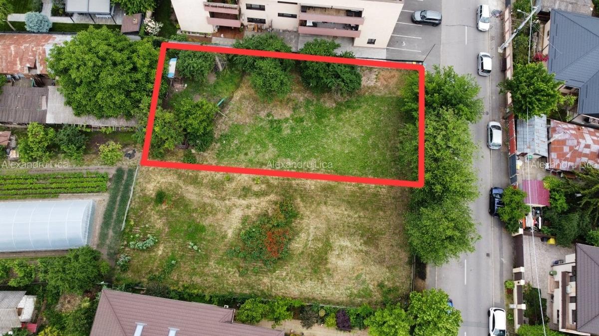 Teren Otopeni,str.Belgrad,636mp,deschidere 18m - 2