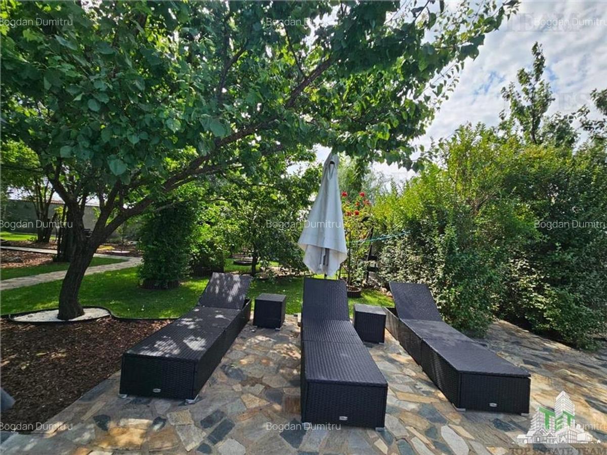 Vila superba, cu piscina, 970mp teren, D+P+E+M, gradina amenajata+pomi fructifer - 17