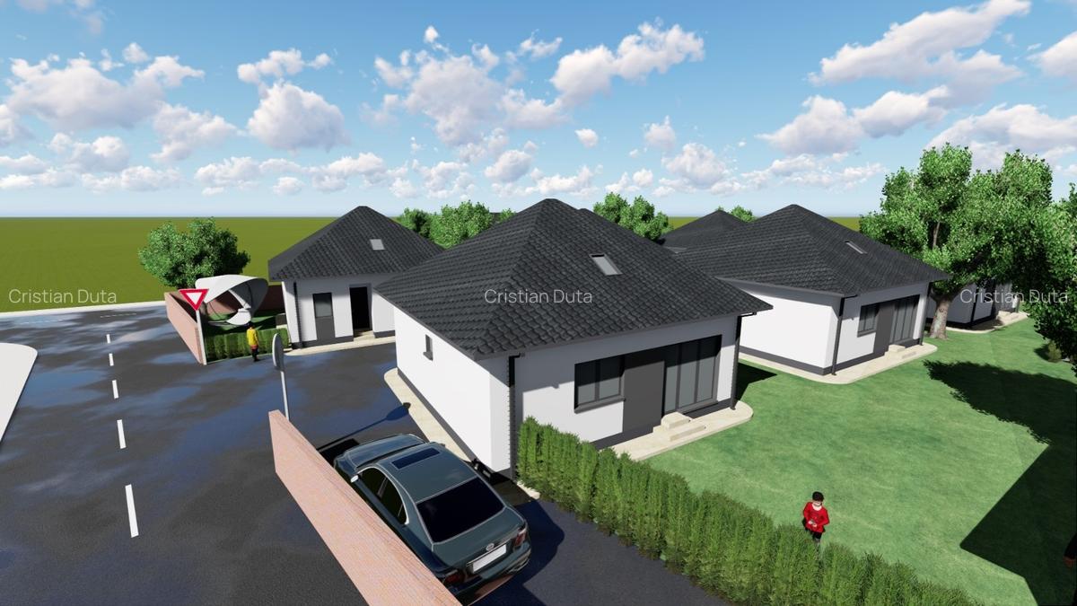 Popești-Leordeni | Stadion - Casa P+Pod | 3 camere - 1