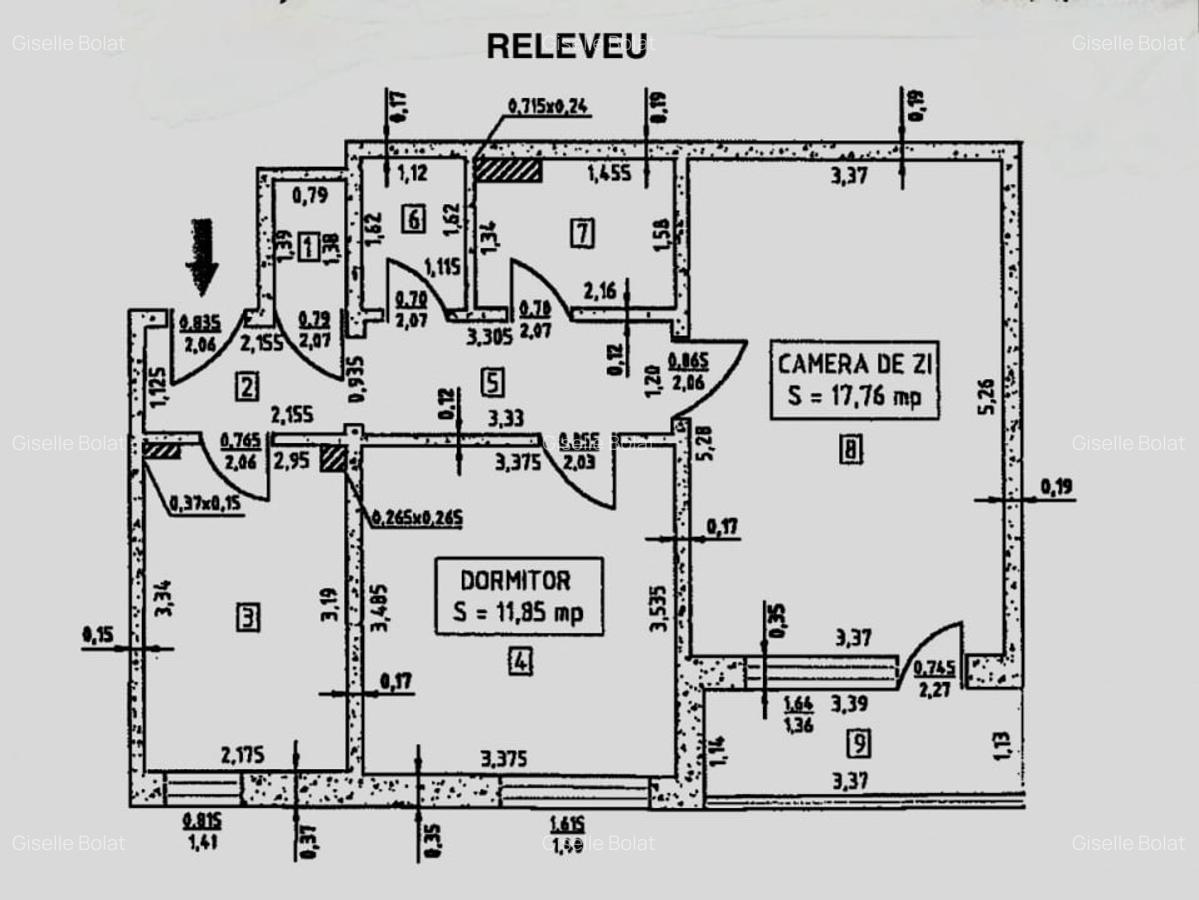 Apartament 2 camere - langa Parcul Titan - Strada Rotunda,  bloc reabilitat - 20