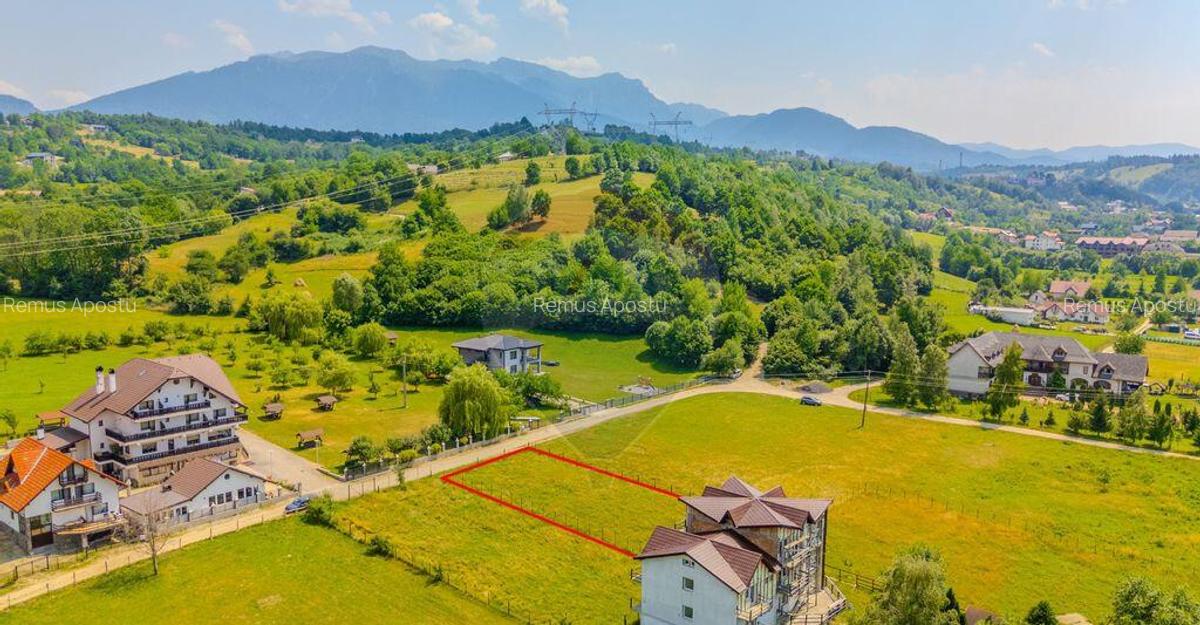 Teren 1000 mp cu toate utilitatile in Bran | Comision 0% - 16