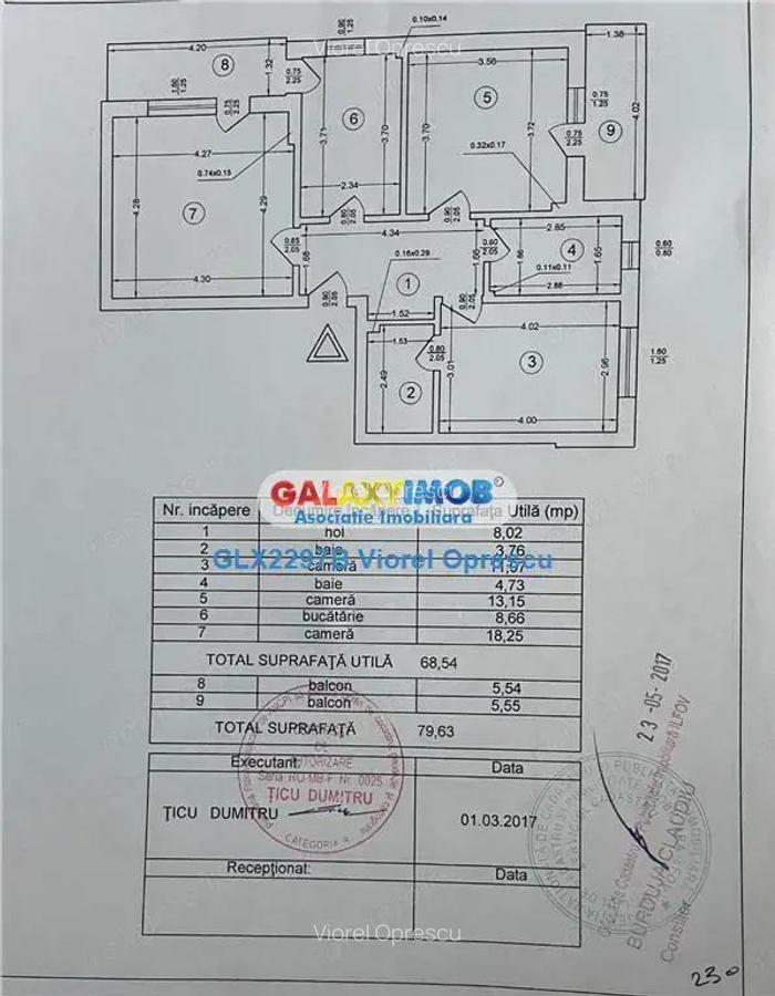 Apartament 3 camere, renovat, 2 bai, decomandat, Dobroesti - 6
