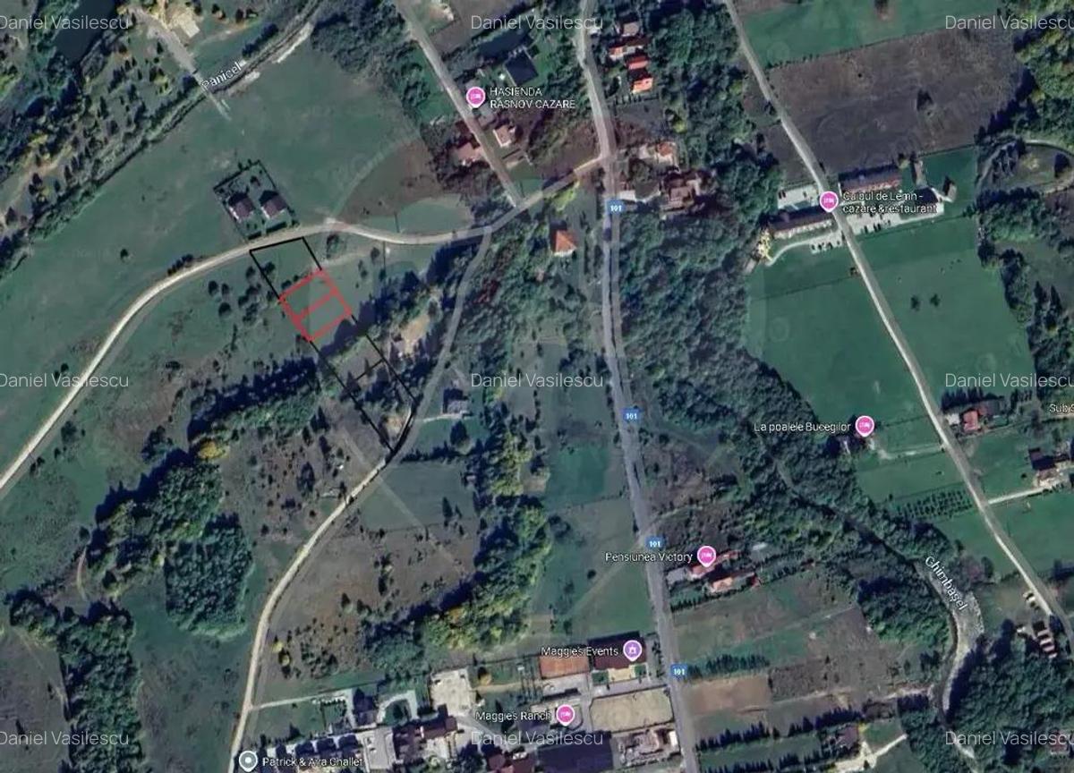 Teren extravilan Rasnov , Glajerie-Str Poiana velicanului, 1100mp - 3