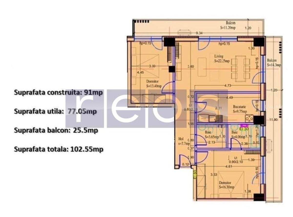 APARTAMENT 3 CAMERE |SISESTI- VATRA NOUA | BALCON 15MP - 10