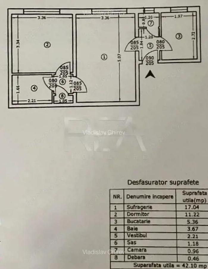 Apartament 2 camere, Mihalache, langa Parcul Agronomiei - 10