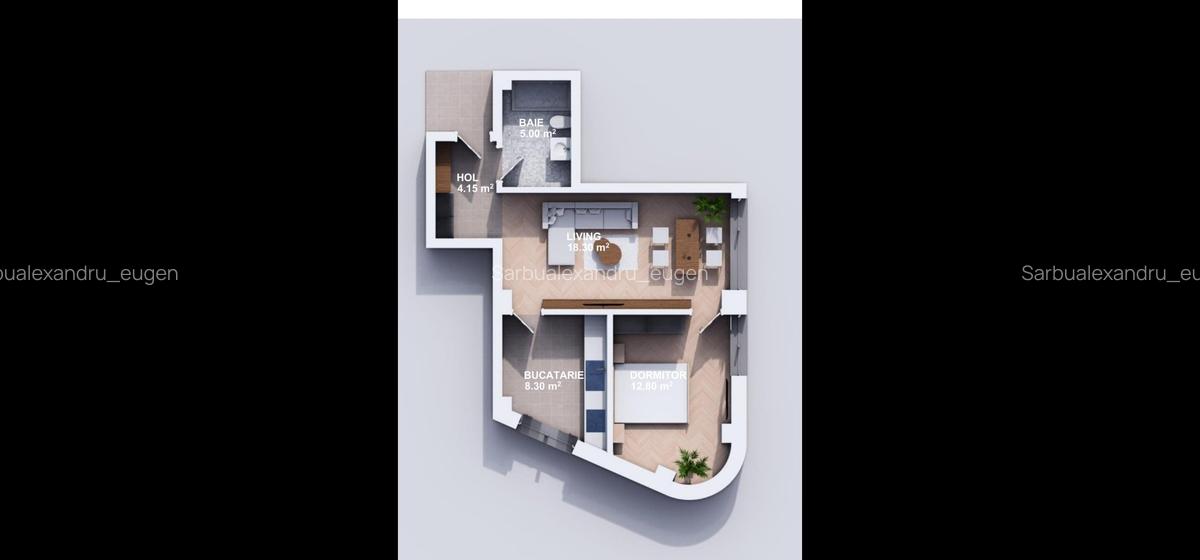 Apartament 2 camere,61250 euro - 6