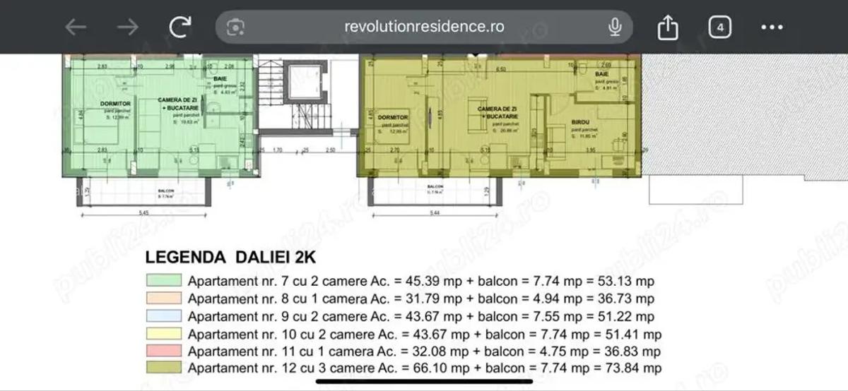 Vand apartament 3 camere - 7