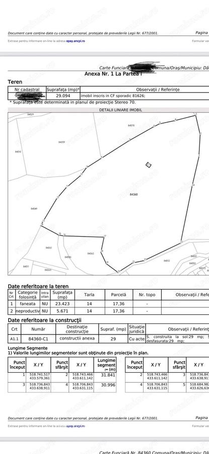 Teren extravilan 4 mp Valea Cheii Dambovicioara - 3