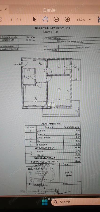 Vanzare apartament 2 camere - 8
