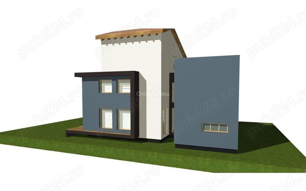 Teren plus casa in constructie la rosu Mosnita Veche - 4