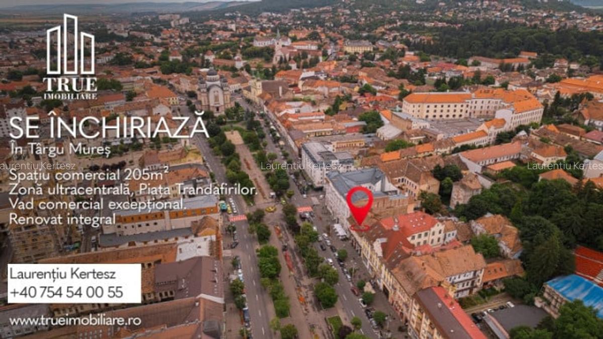 Spațiu comercial de închiriat, 205m?, ultracentral, Târgu Mureș! - 1