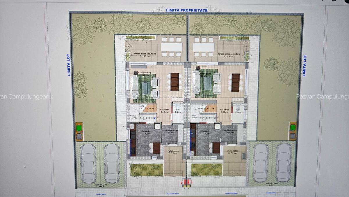 VILE P+1+M, 5 camere+Teren 150 mp.zona Otopeni-DIRECT DEZVOLTATOR - 23