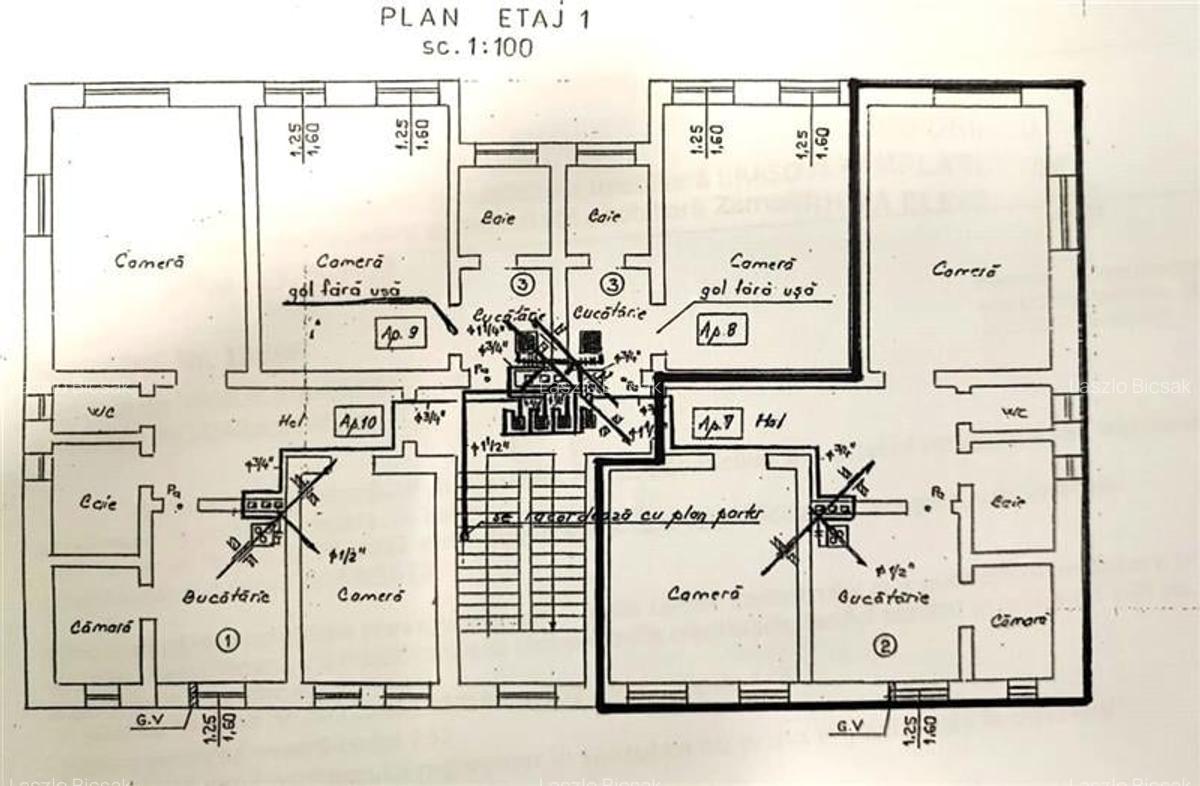Apartament cu 2 camere decomandat în Exterior Est - 12